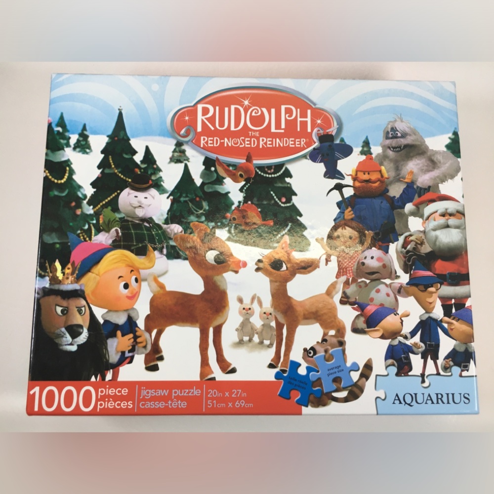 Rudolph the Red-Nosed Reindeer 1000-Piece Puzzle - Classic Holiday Scene
